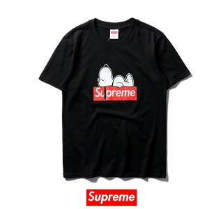 Supreme funny Snoopy 2 colors white black t shirt