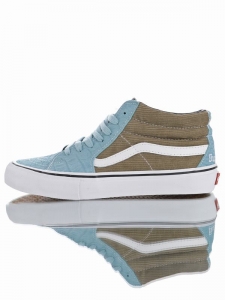 Supreme x Vans Sk8-Mid Pro Classic Mid Sport Light Blue Olive green VN0A347UPUI